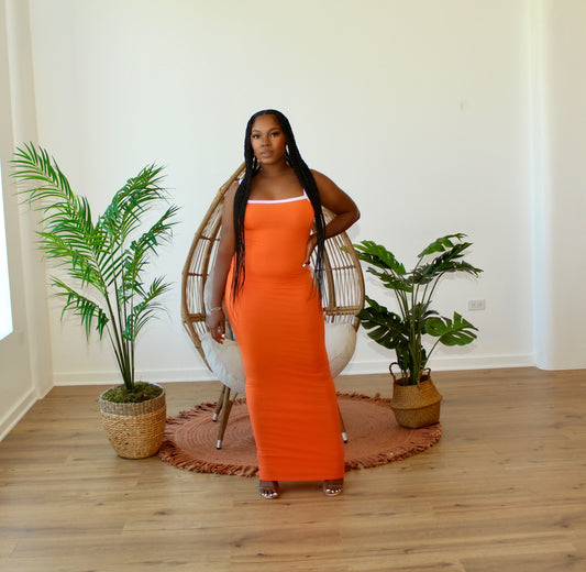 Basic Sundress - Orange