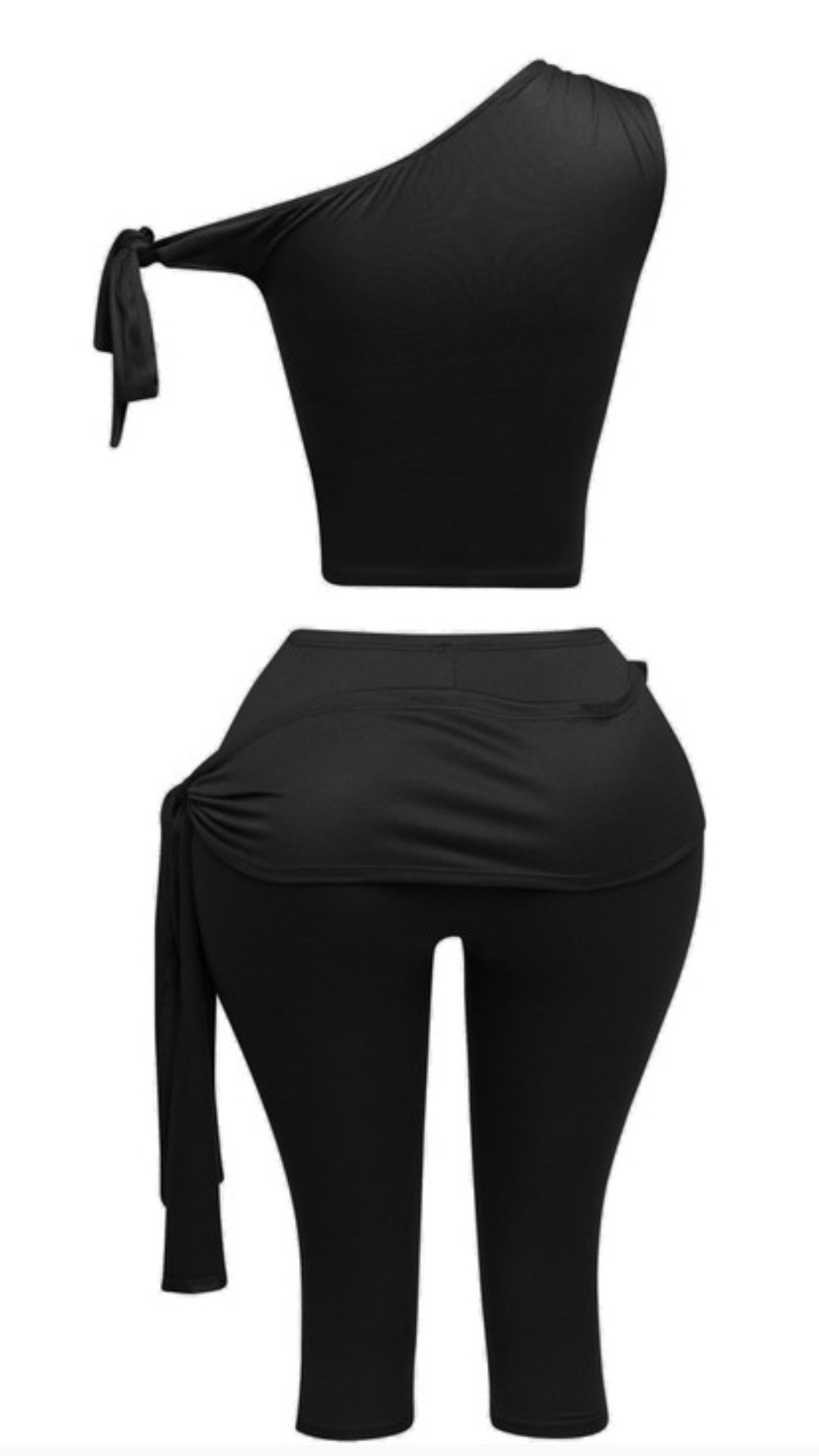 Something Simple Two Piece Set - Black