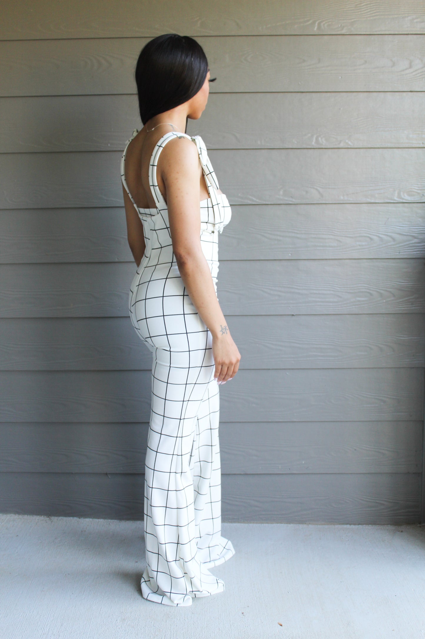 Check Me Out Jumpsuit - White